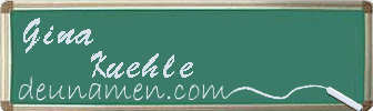 Gina Kuehle Visitenkarte